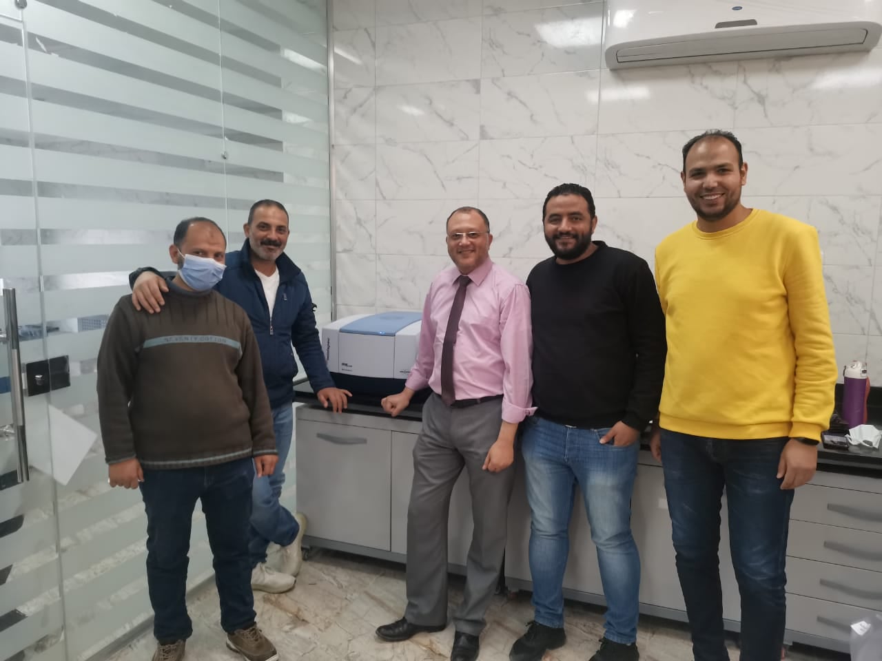 Installation of  TD-NMR at Gulf Arabian Company 